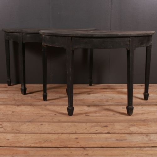 Pair of Demi Lune Console Tables