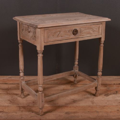 Bleached Oak Lamp Table