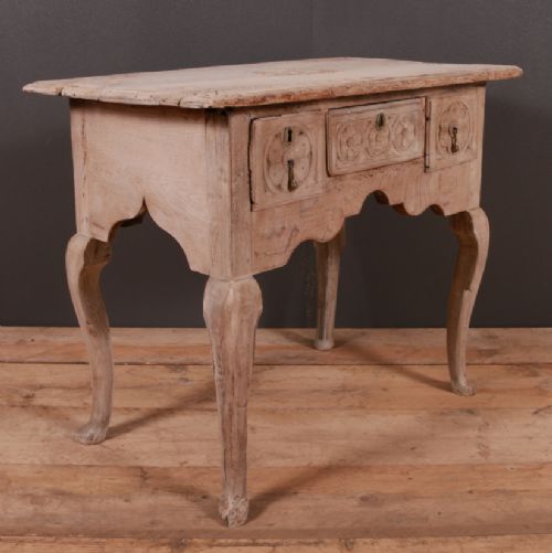 Bleached Oak Lamp Table