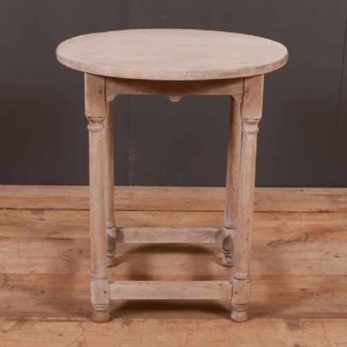 English Bleached Lamp Table