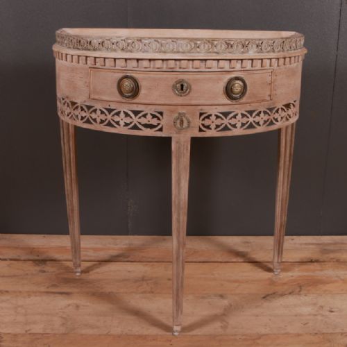 Dutch Demi Lune Console Table