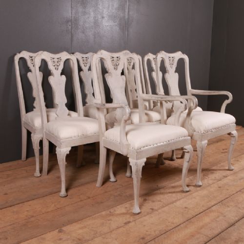 Set of 8 Swedish Dining Chairs