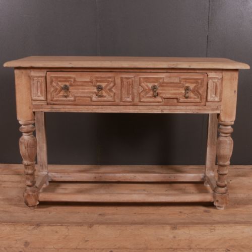 Bleached Oak Dresser Base