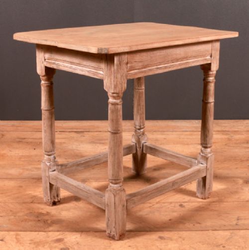 Bleached Oak Lamp Table