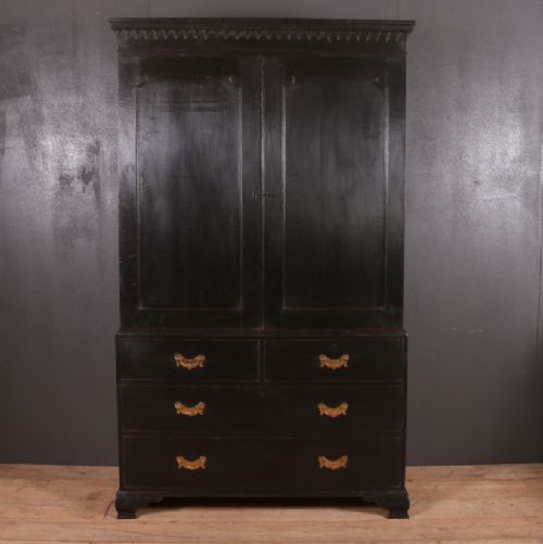 George III Painted Wardrobe