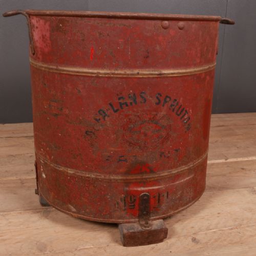 Painted Log Bin