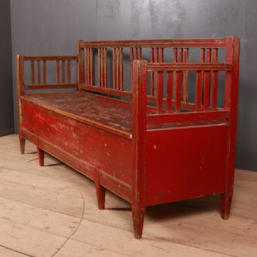 Original Painted Swedish Bench