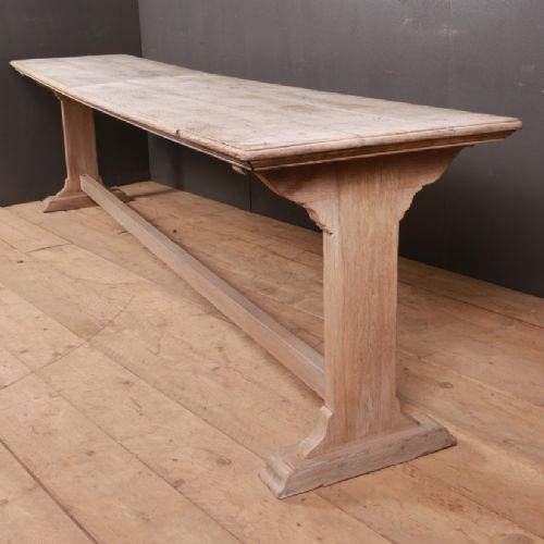 English Oak Trestle Table