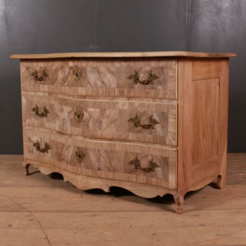 Walnut Serpentine Commode