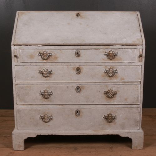 English Painted Bureau