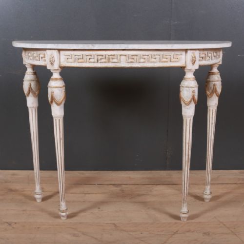 Painted Console Table