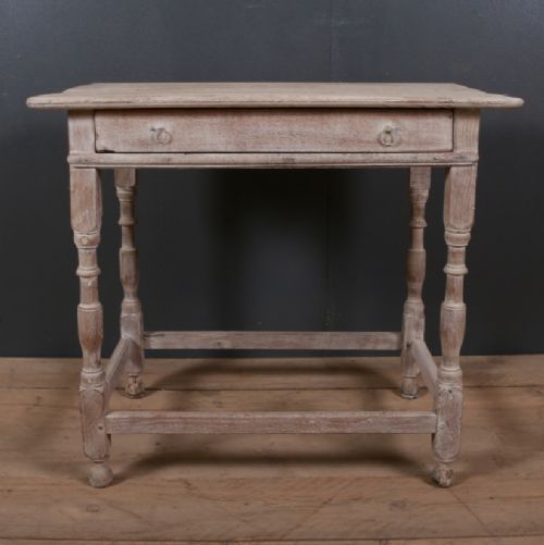 Bleached Oak Lamp Table