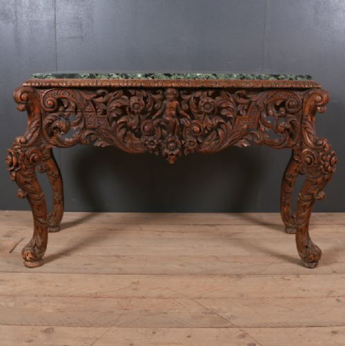 Italian Carved Console Table