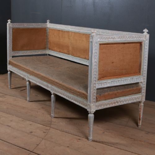 Original Painted Swedish Settle