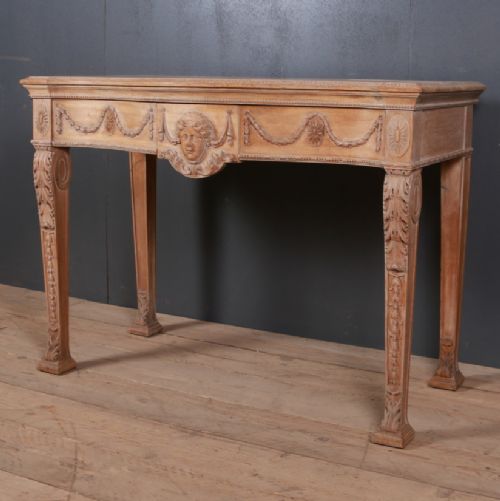 Bleached Walnut Console
