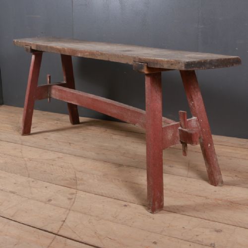 French Oak Trestle Table