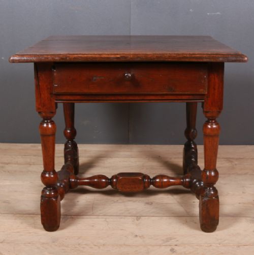 French Oak Lamp Table