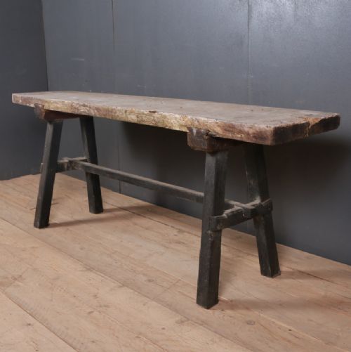 French Oak Trestle Table