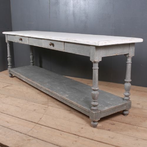 French Painted Drapers Table