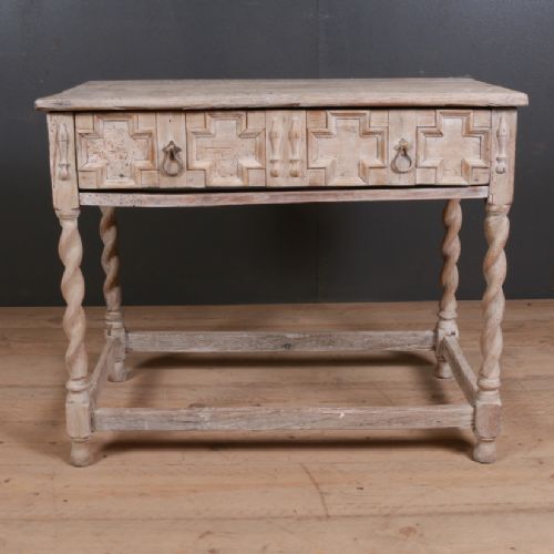 English Oak Lamp Table