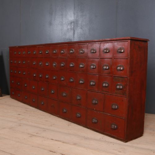 English Bank of 65 Drawers
