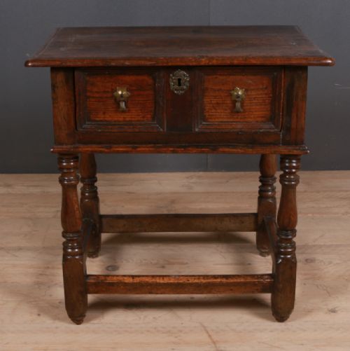 English Oak Lamp Table