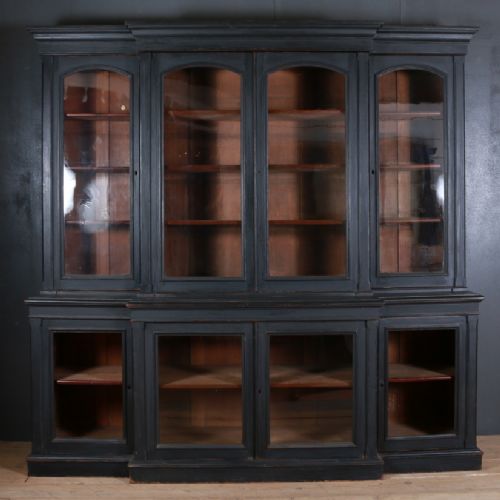 English Painted Bookcase