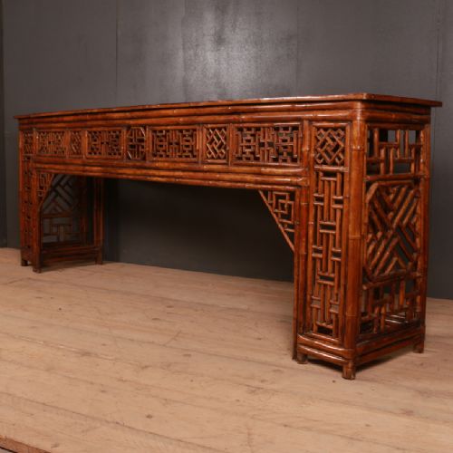 Bamboo Console Table