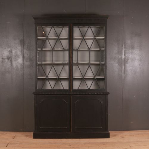 English Painted Bookcase