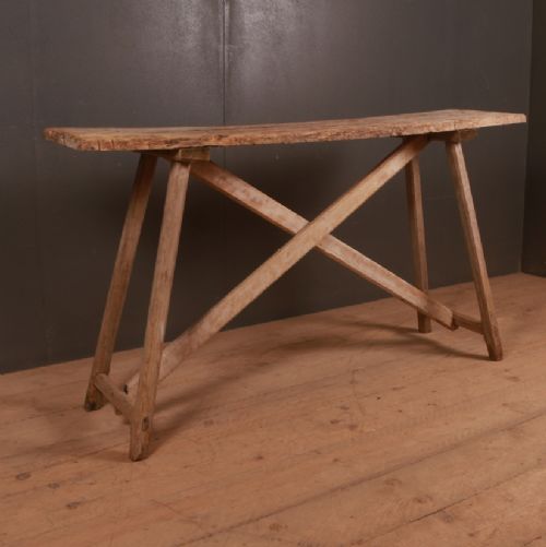 French Oak Trestle Table