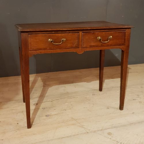 English Oak Lamp Table