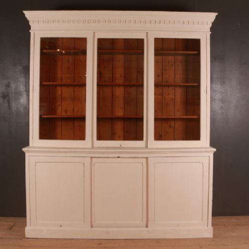 English Painted Bookcase / Dresser