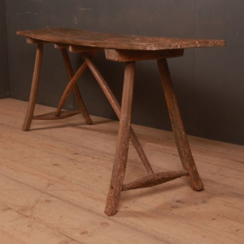 Primitive French Trestle Table