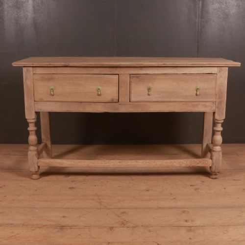 Bleached Oak Dresser Base