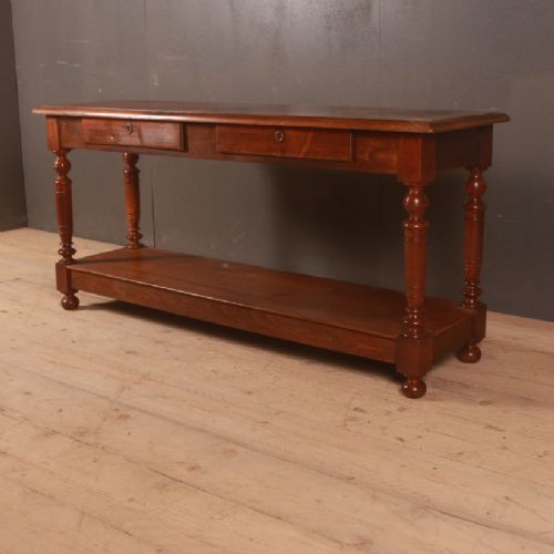 French Walnut Server