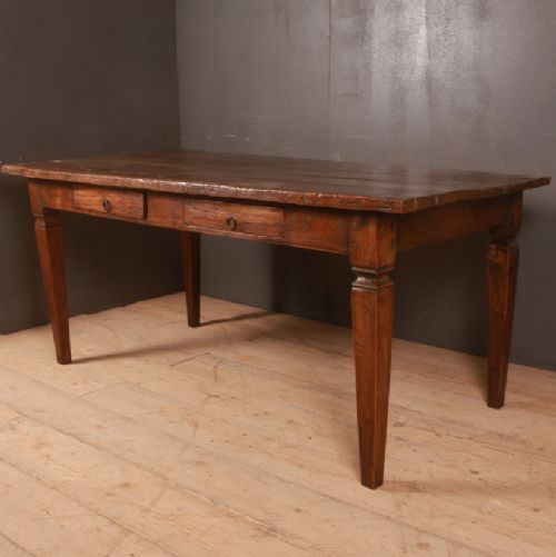 Italian Walnut Farm Table