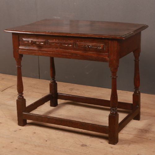 English Oak Side Table