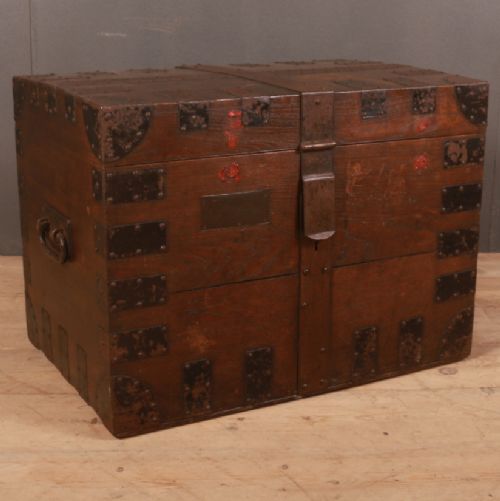 Iron Bound Silver Chest