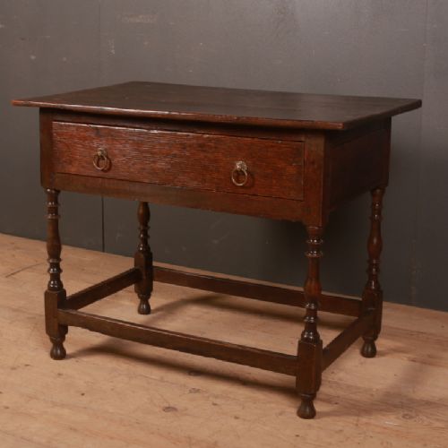 English Oak Lamp Table