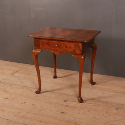 Walnut and Oak Lamp Table