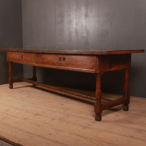 French Oak Serving Table