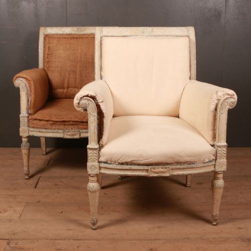 Pair of French Fauteuils