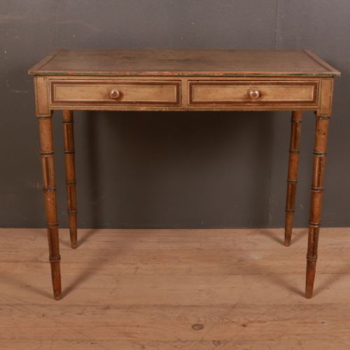 Regency Faux Bamboo Writing Table