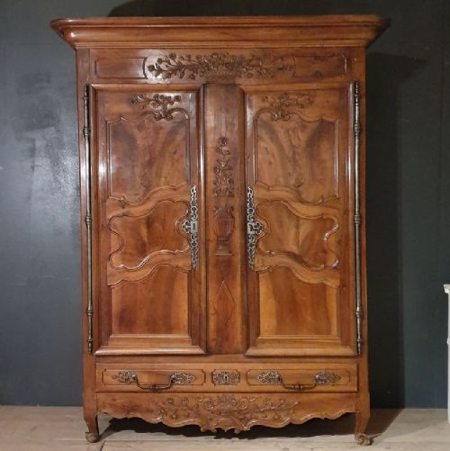 Walnut French Armoire