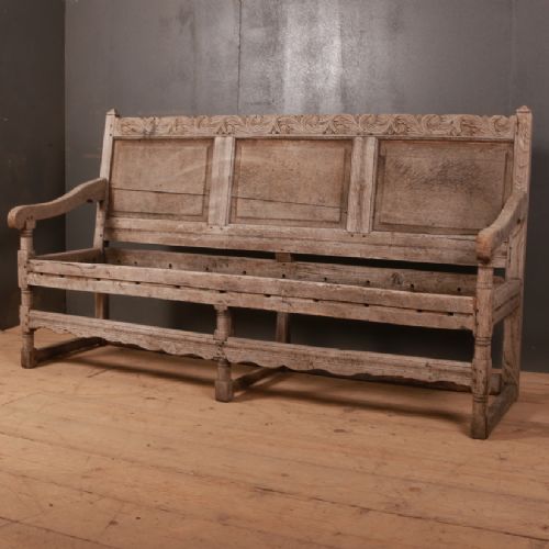 English Oak Settle