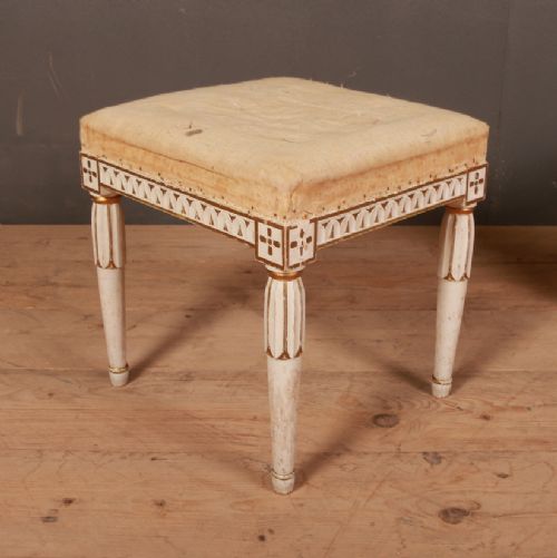 Pair of Gustavian Style Stools