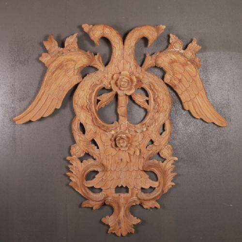 Large French Carved Wall Decoration