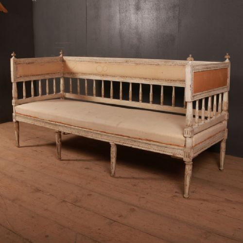 Original Painted Swedish Sofa
