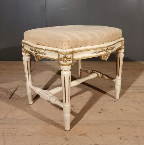 Gustavian Style Swedish Stool
