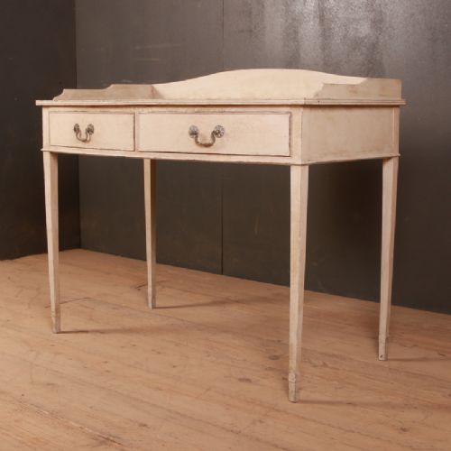 English Bowfront Desk